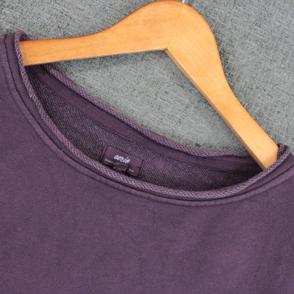 Aerie Sweatshirt Raw Hem Pullover